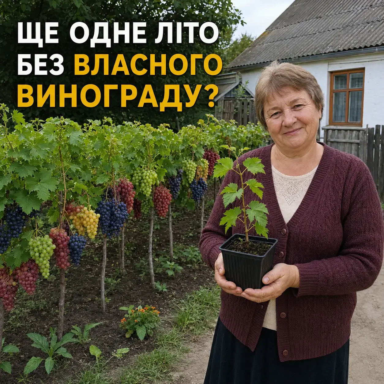 Саджанець виноградного деревця